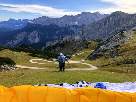Panorama Tandem Paragliding in Lermoos (vanaf 4 j.) - Grubigstein Panorama Tandem Paragliding in Lermoos (vanaf 4 j.) - Grubigstein